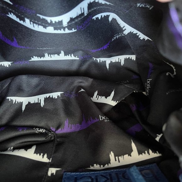 Cobalt Blue Boktier Crossbody Satchel - Picture 13 of 14